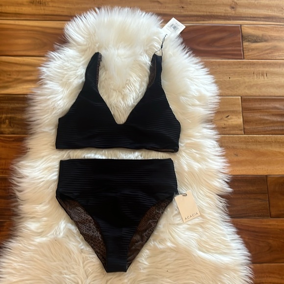acacia swimwear Other - Acacia Maggie Dual Ribbed Swimsuit NWT Sz XL